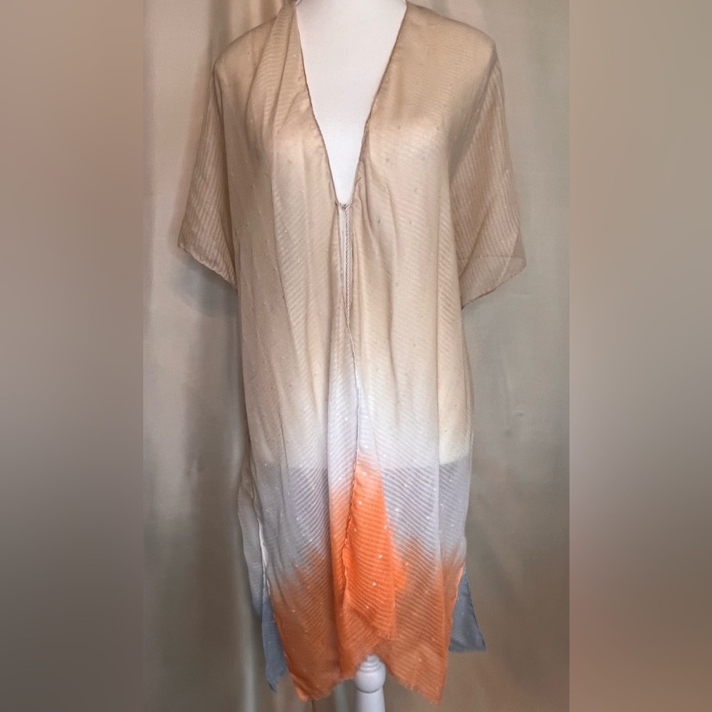 Cream Boho Swimsuit Coverup size OS